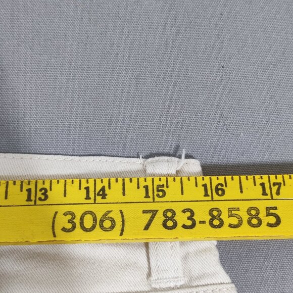 LRL Lauren Jeans by Ralph Lauren women's size 8 white ankle crop straight leg - Picture 8 of 12